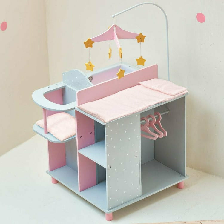 Polka Dots Princess Baby Doll Changing Station - Image 6