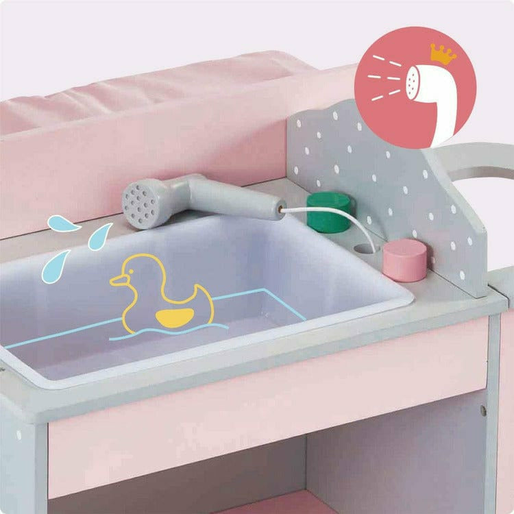 Polka Dots Princess Baby Doll Changing Station - Image 8