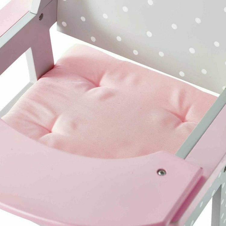 Polka Dots Princess Baby Doll High Chair - Grey - Image 5