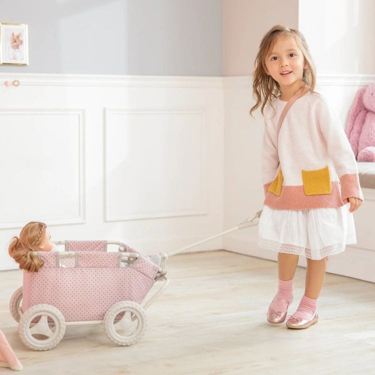 Polka Dots Princess Baby Doll Wagon - Image 2