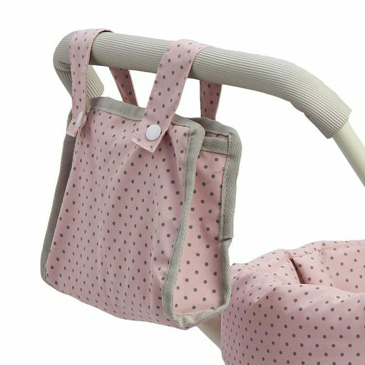 Polka Dots Princess Deluxe Baby Doll Stroller - Pink - Image 7
