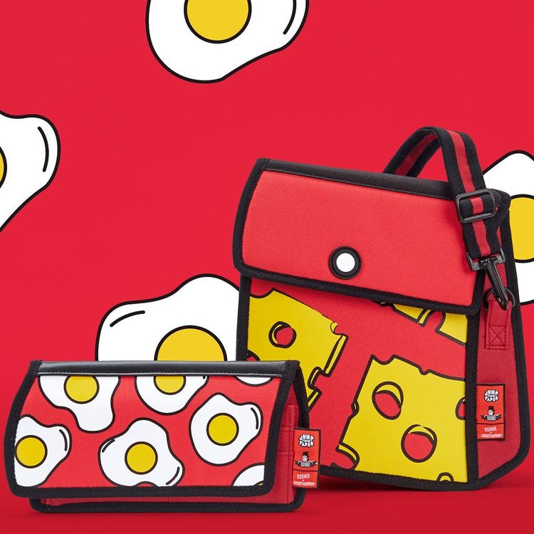 Alternative view of Pop Art Egg Purse - Red