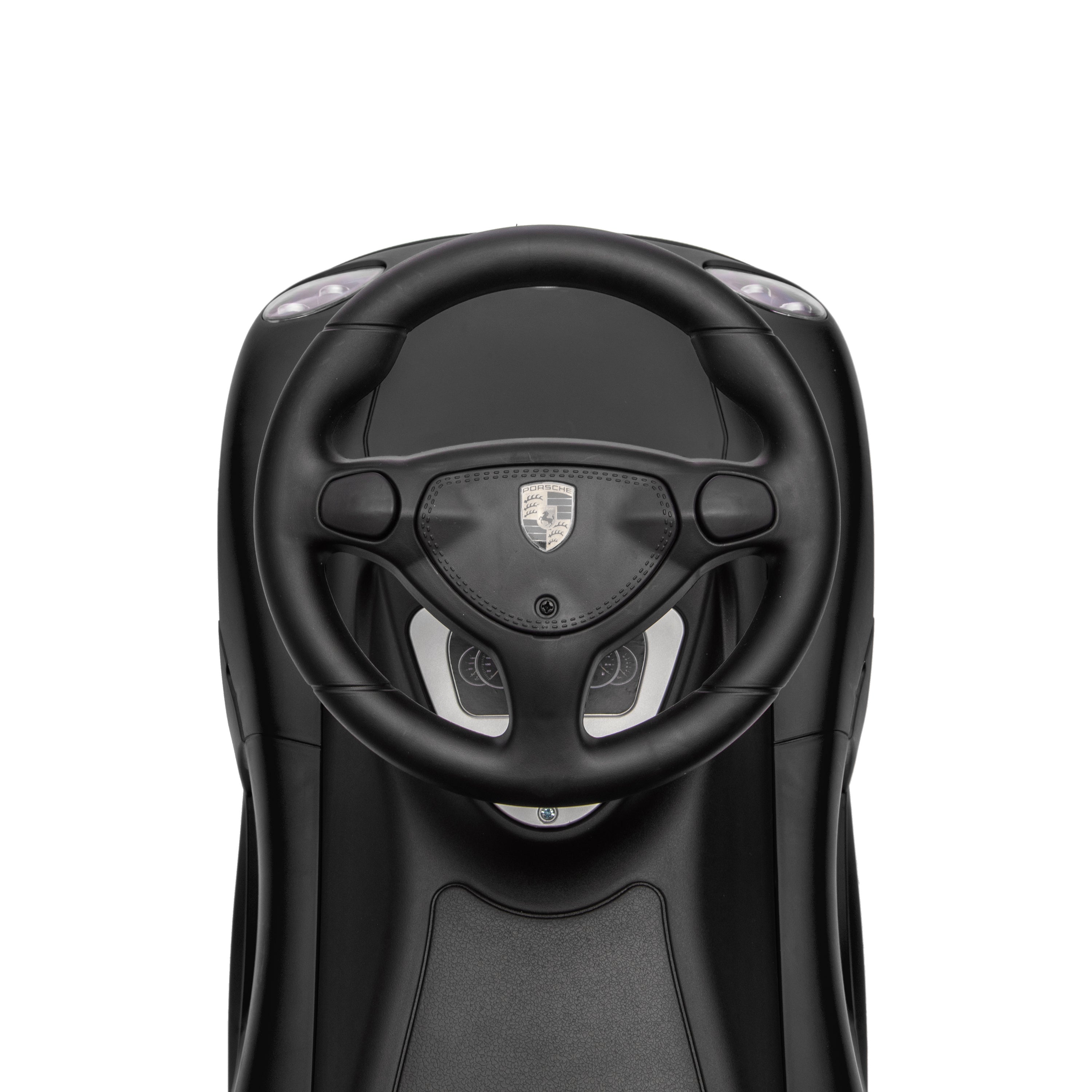 Porsche 911 Carrera GT Foot-to-Floor Ride-On - Black - Image 2