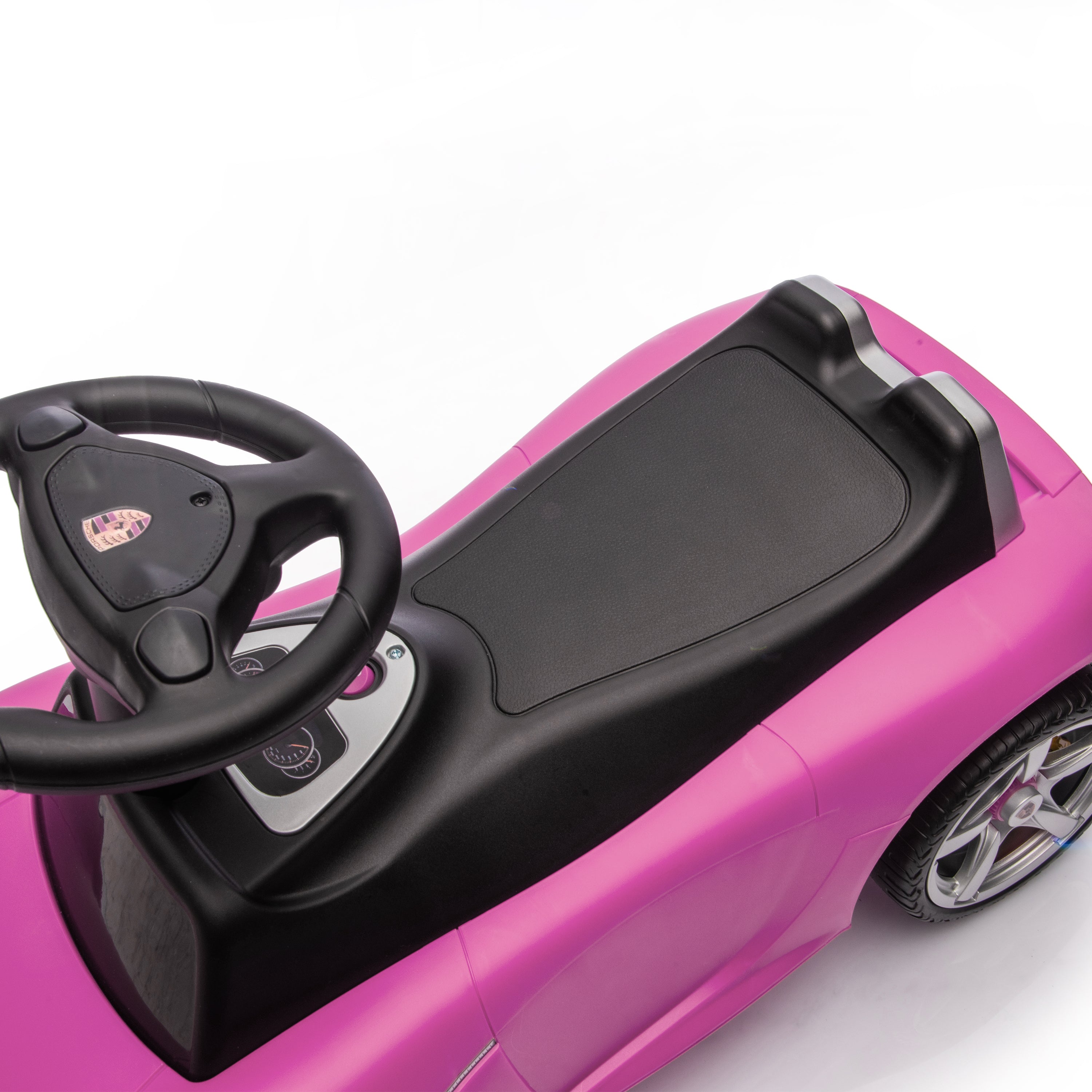 Porsche 911 Carrera GT Foot-to-Floor Ride-On - Pink - Image 3