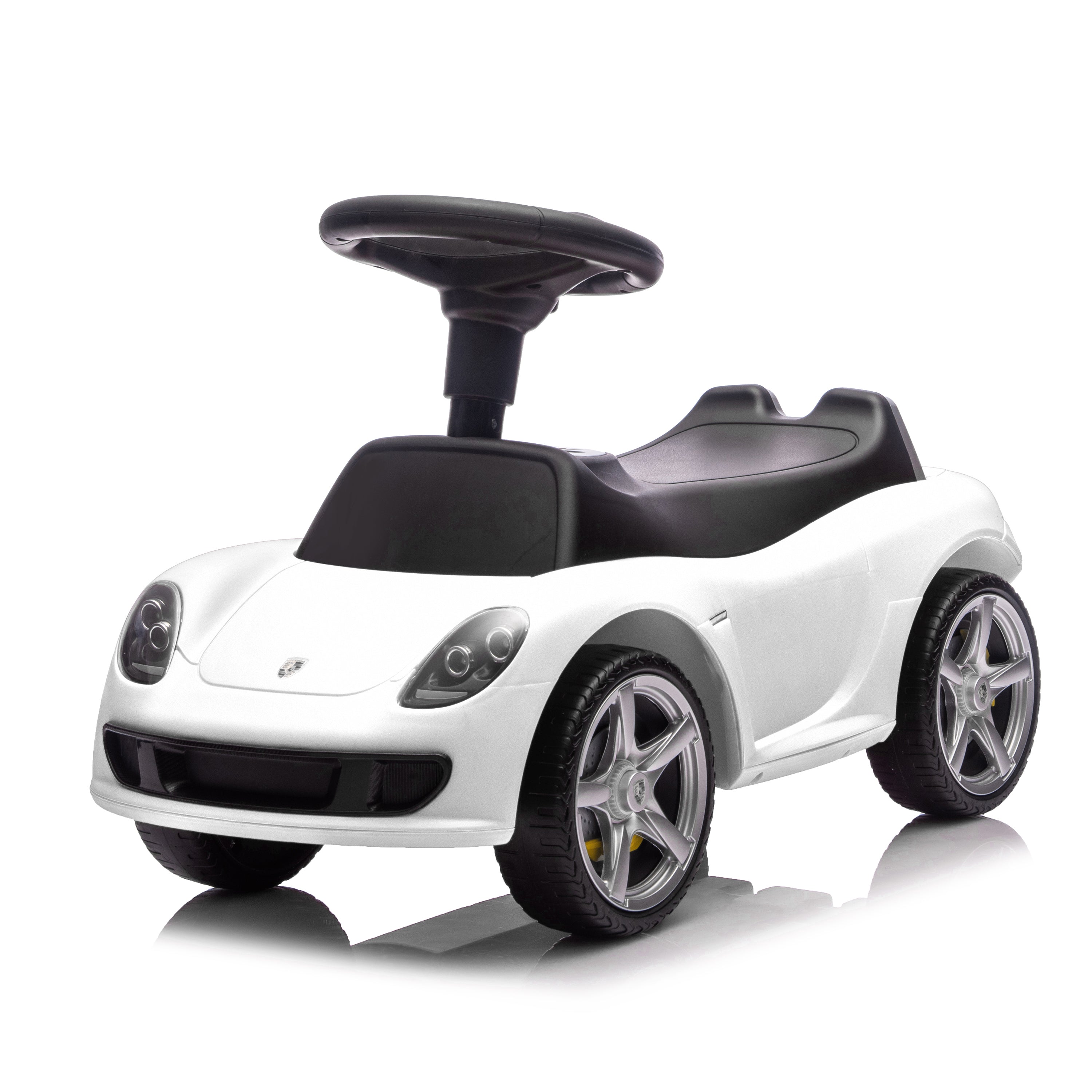 Porsche 911 Carrera GT Foot-to-Floor Ride-On - White