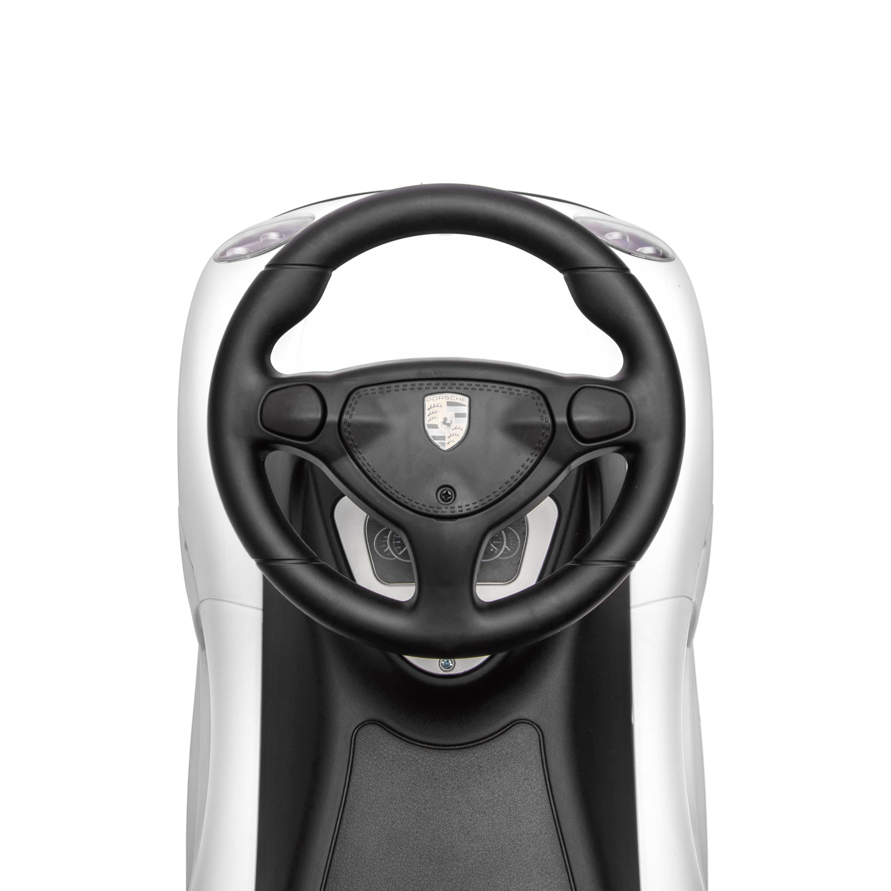 Porsche 911 Carrera GT Foot-to-Floor Ride-On - White - Image 2