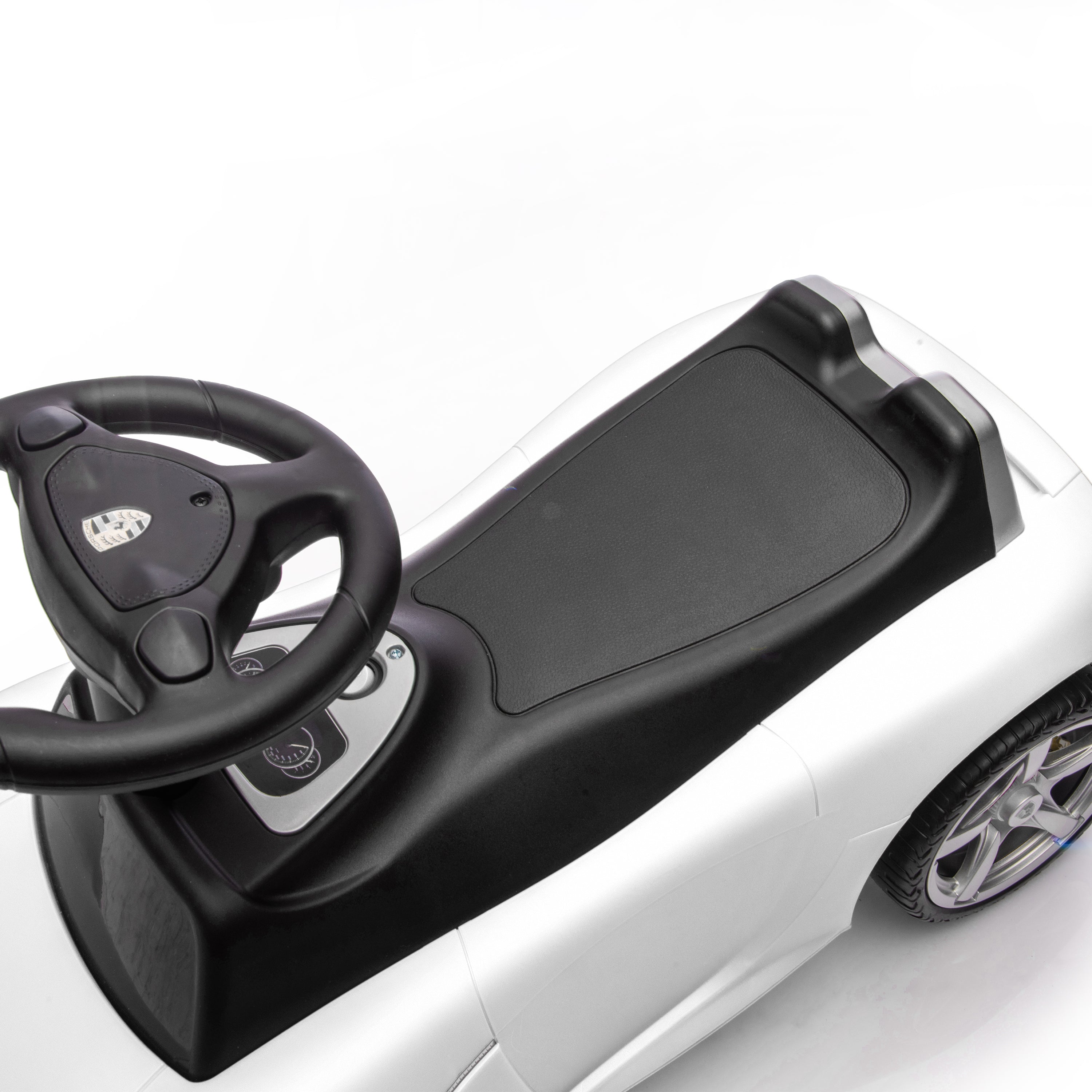 Porsche 911 Carrera GT Foot-to-Floor Ride-On - White - Image 3