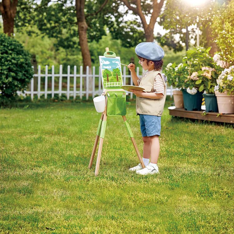 Alternative view of Portable Bamboo Easel