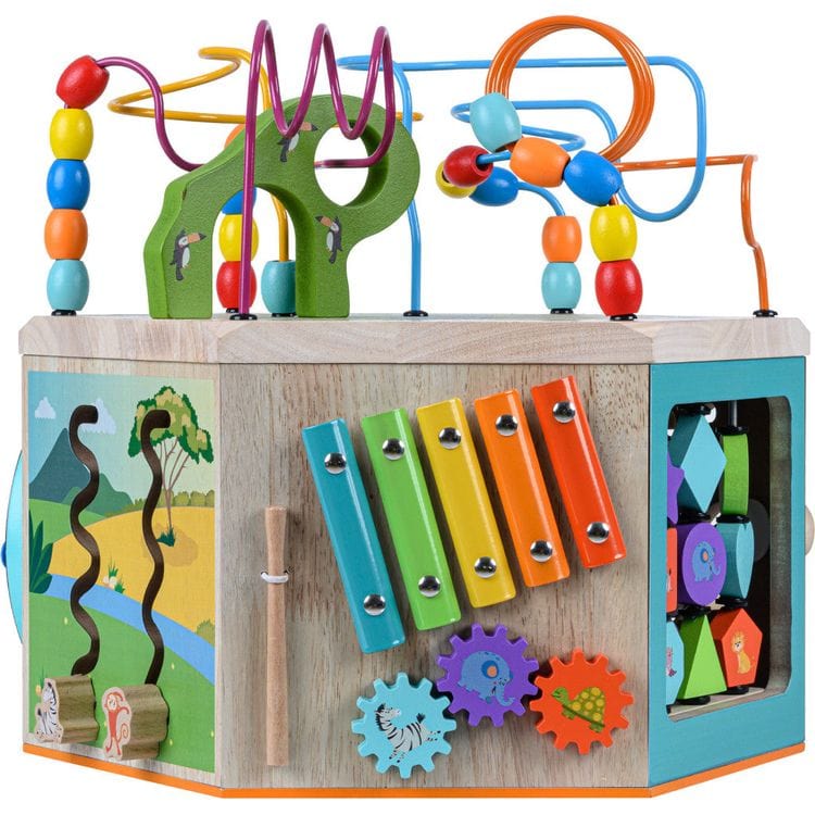 Alternative view of Preschool Play Lab 7-in-1 Large Activity Station