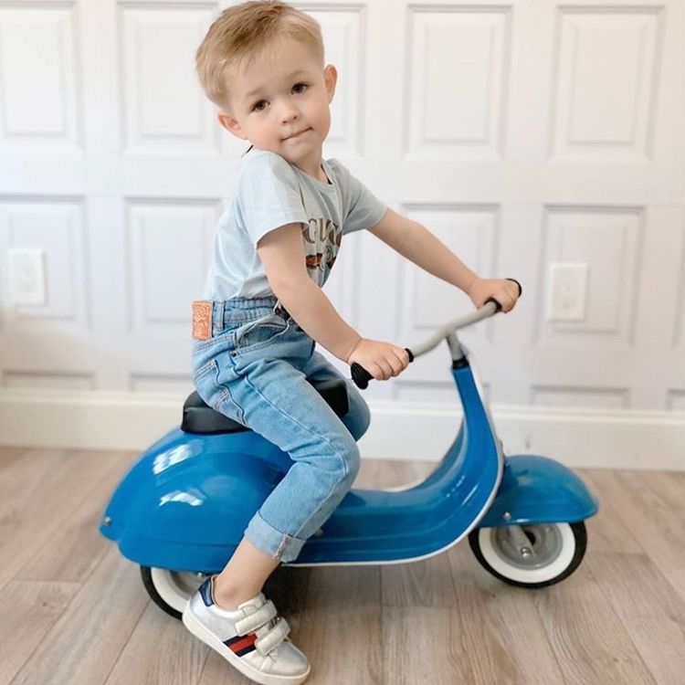 Alternative view of Primo Classic Ride-On Scooter - Blue