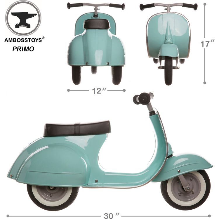 Primo Classic Ride-On Scooter - Mint - Image 5
