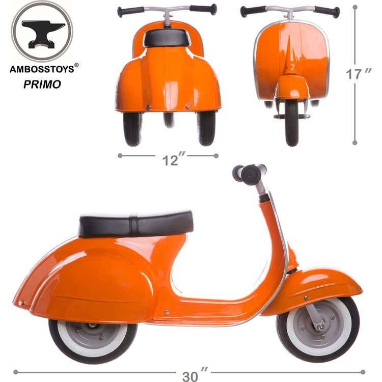 Primo Classic Ride-On Scooter - Orange - Image 7