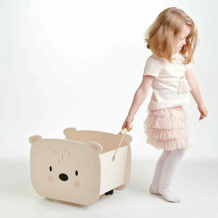 Alternative view of Pull Along Bear Cart