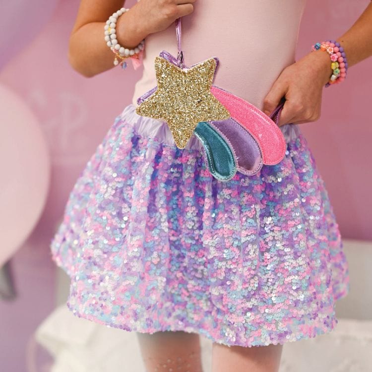 Alternative view of Purple Party Sequins Skirt - Size 4-6 Years
