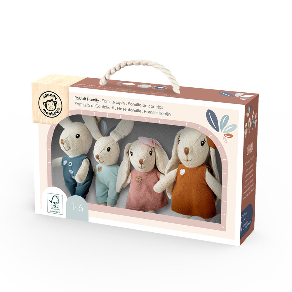 Rabbit Family Doll Set - Image 8