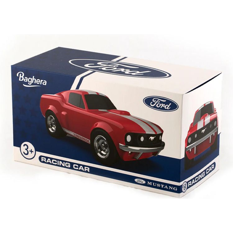 Racing Car Toy Ford Mustang - Red - Image 6