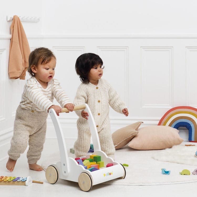 Rainbow Baby Walker & Puzzle - 45 Blocks - Image 3