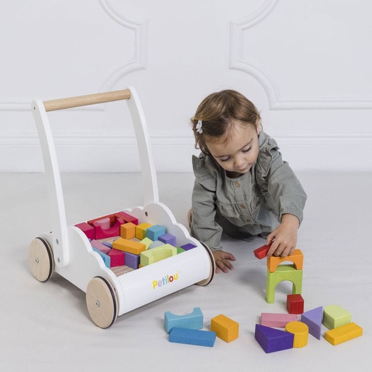 Alternative view of Rainbow Baby Walker & Puzzle - 45 Blocks