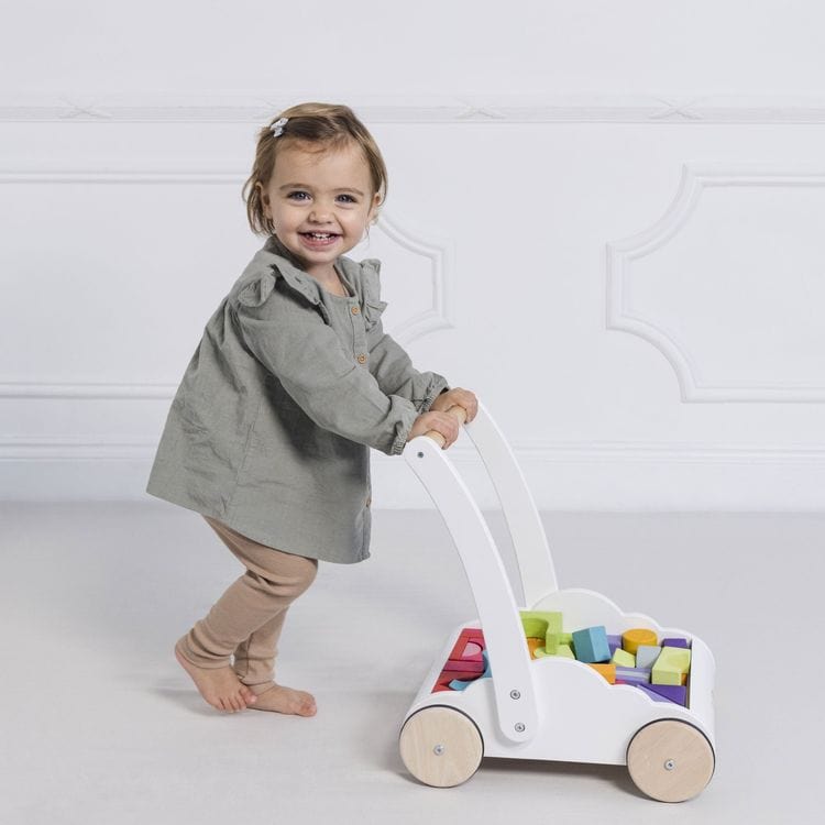 Rainbow Baby Walker & Puzzle - 45 Blocks - Image 8