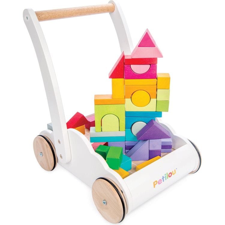 Rainbow Baby Walker & Puzzle - 45 Blocks - Image 7