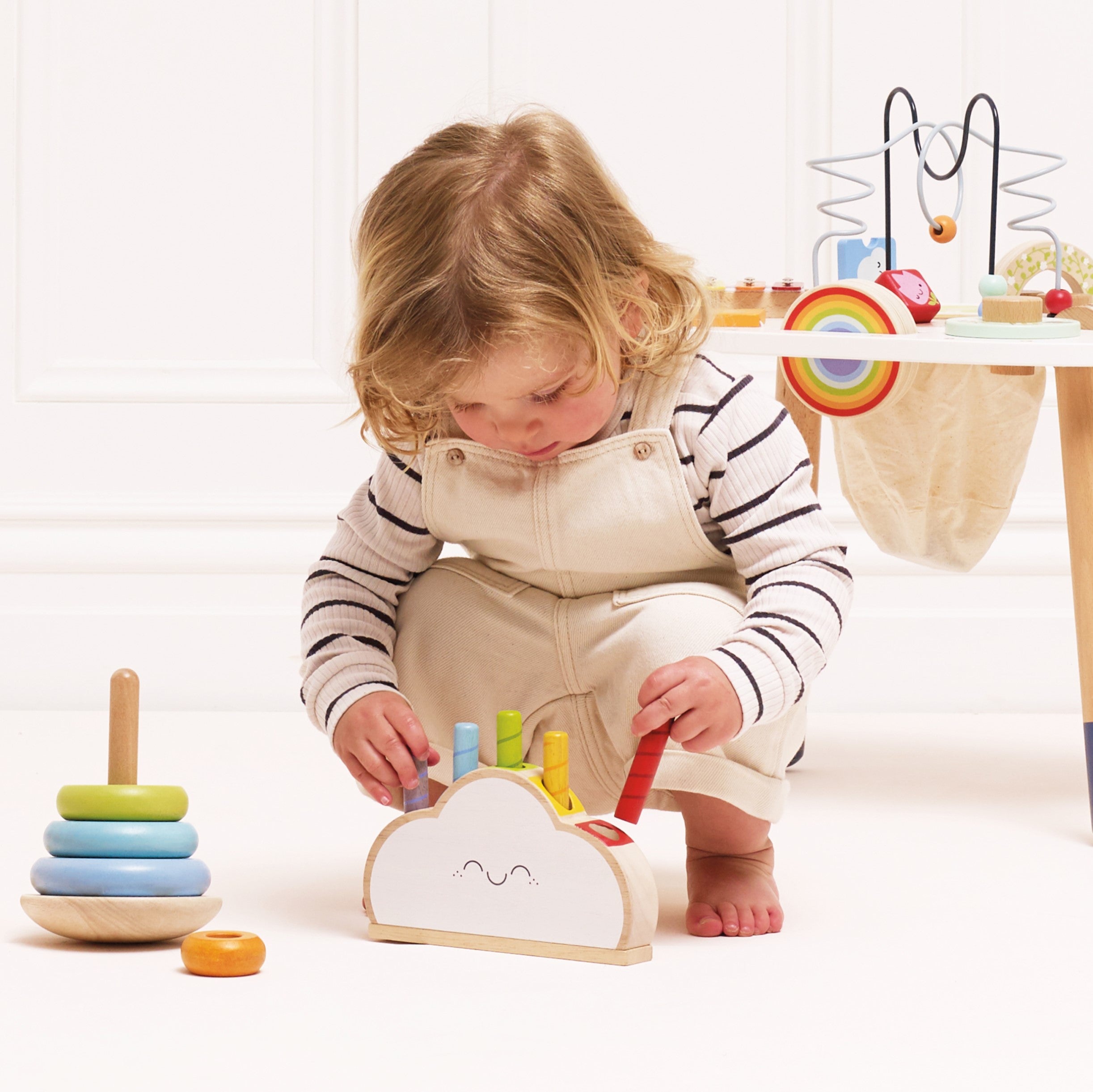 Rainbow Cloud Pop-up Toy - Image 3