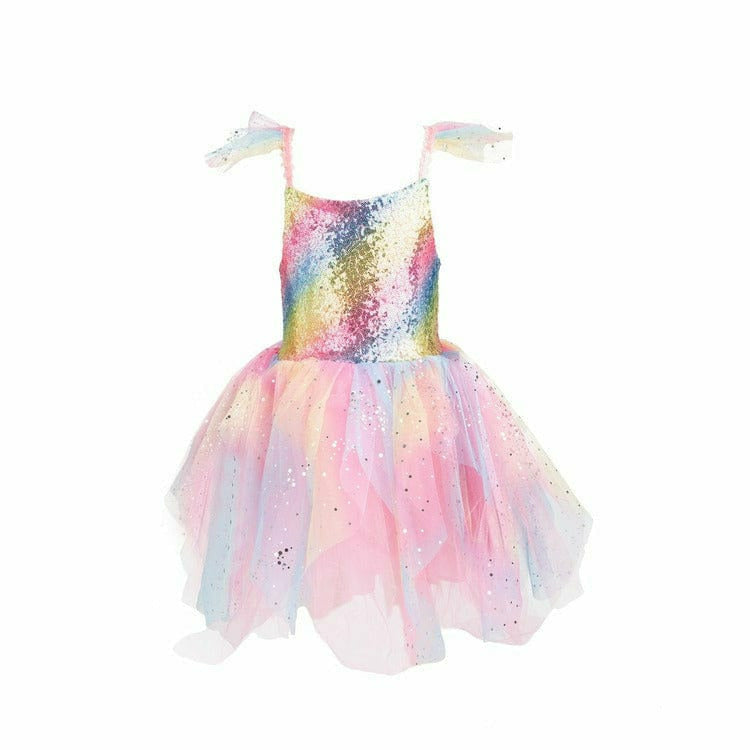 Rainbow Fairy Dress & Wings, Multi, Size 5-6