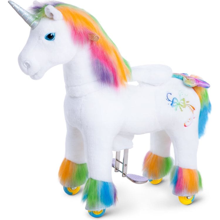 Rainbow Model X Ride-On Unicorn - 4-7 Years