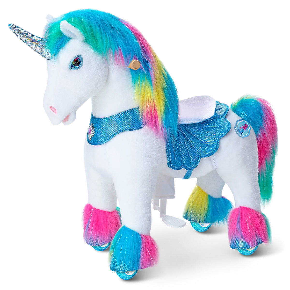 Rainbow Unicorn Model Y Ride on Toy - 3-4 Years