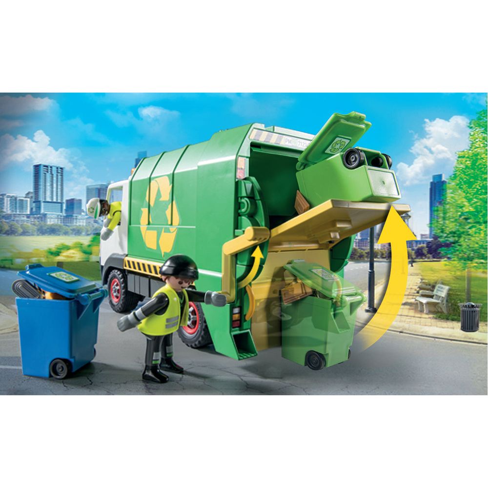 Recycling Truck with Accessories and 2 Figures - Image 4