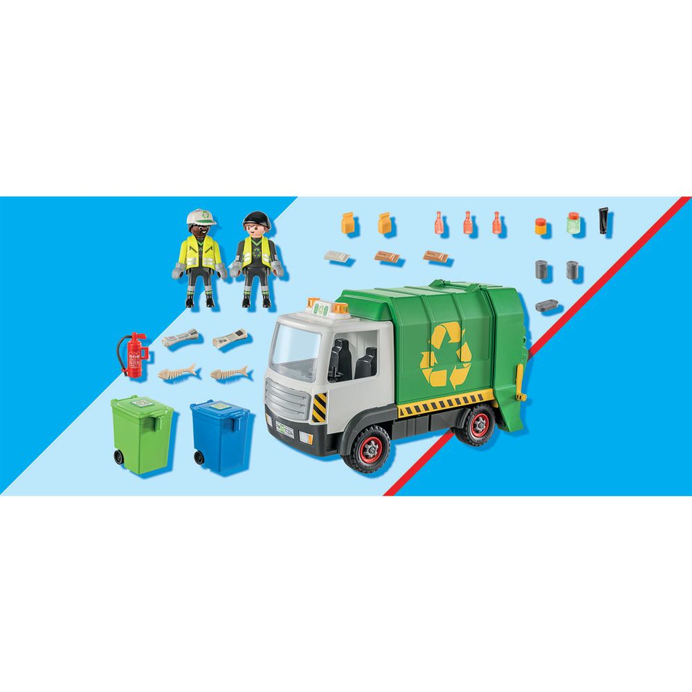 Recycling Truck with Accessories and 2 Figures - Image 7