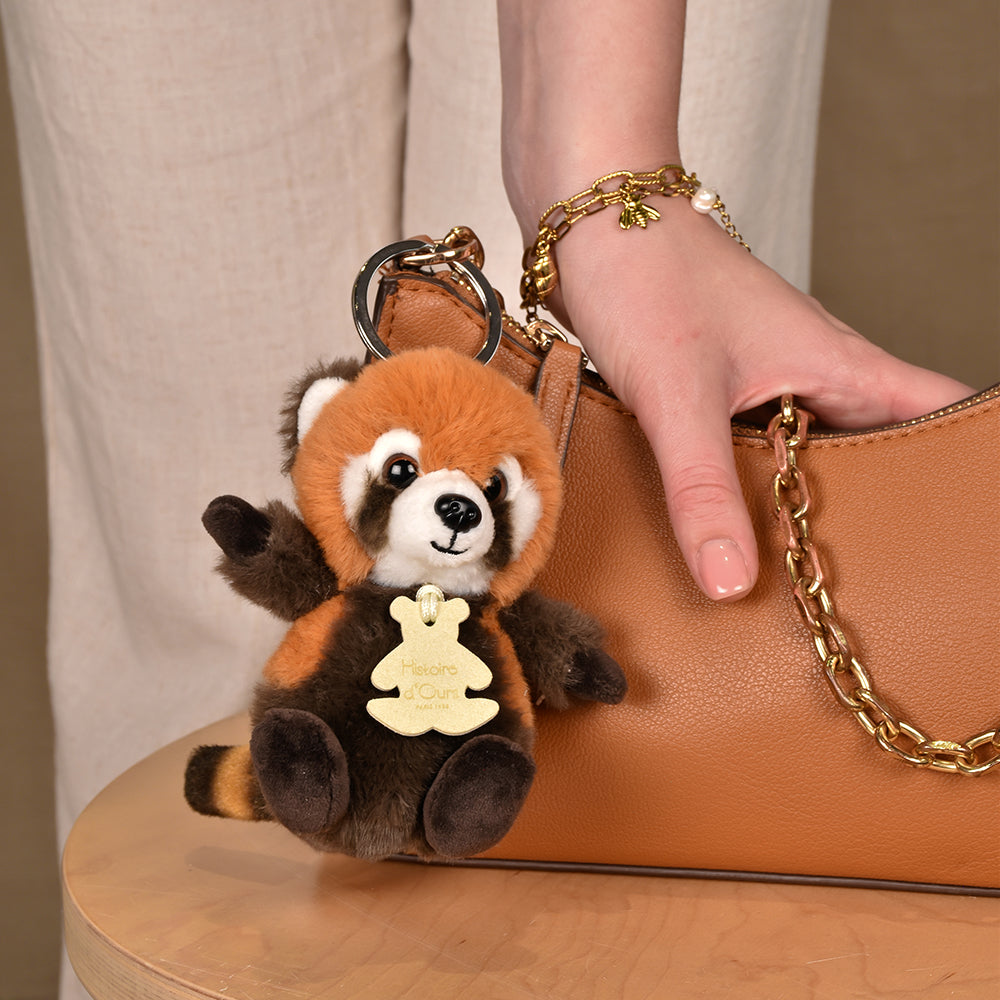 Alternative view of Red Panda Plush Bag Charm