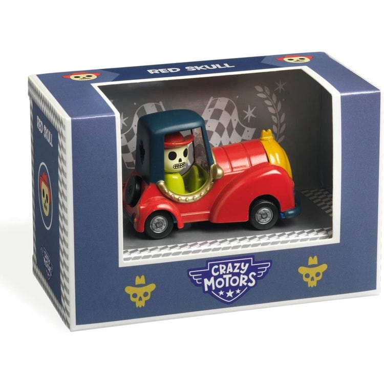 Alternative view of Red Skully Crazy Motors Car Toy
