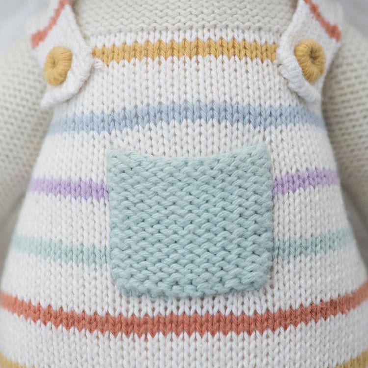 Regular 20" Avery the Lamb Hand-Knit Doll - Image 3