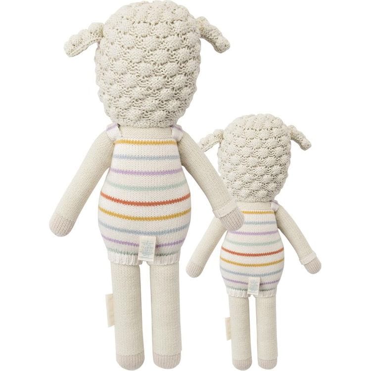 Regular 20" Avery the Lamb Hand-Knit Doll - Image 5