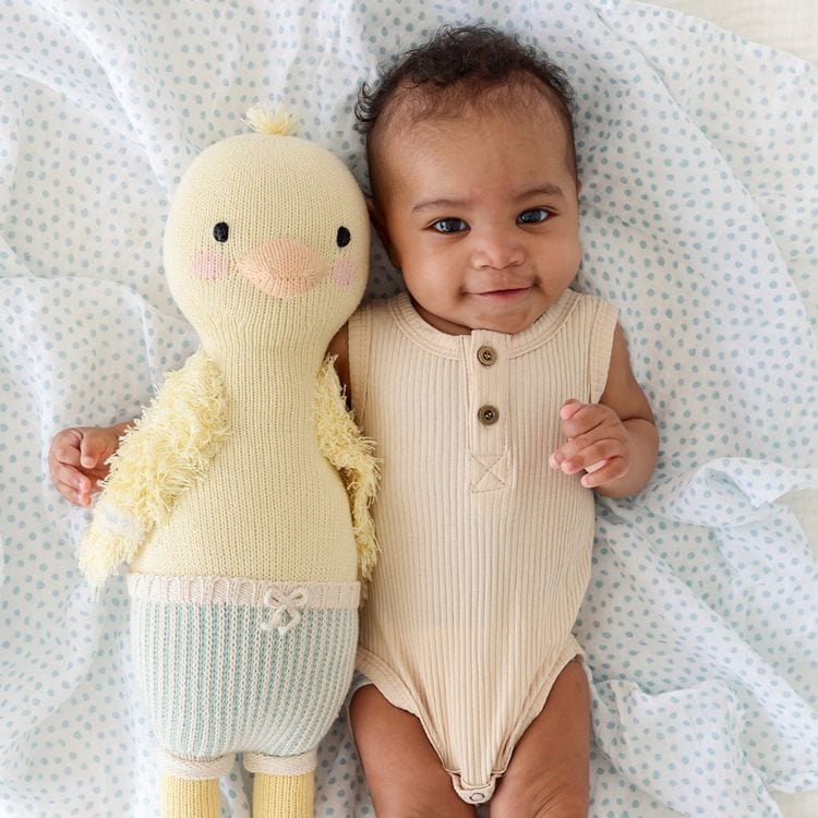Regular 20" Finley the Duckling Hand-Knit Doll - Image 2