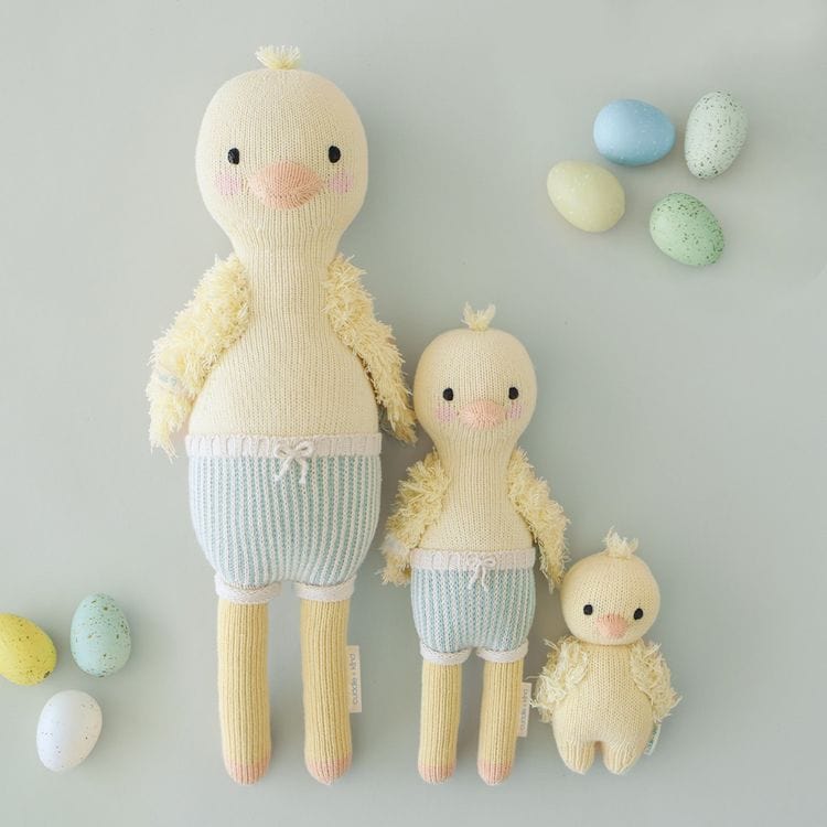 Regular 20" Finley the Duckling Hand-Knit Doll - Image 5