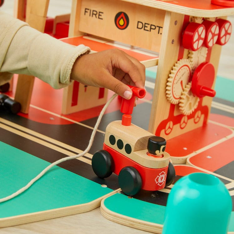 Rescue Responders Wooden Fire Station Playset - Image 3