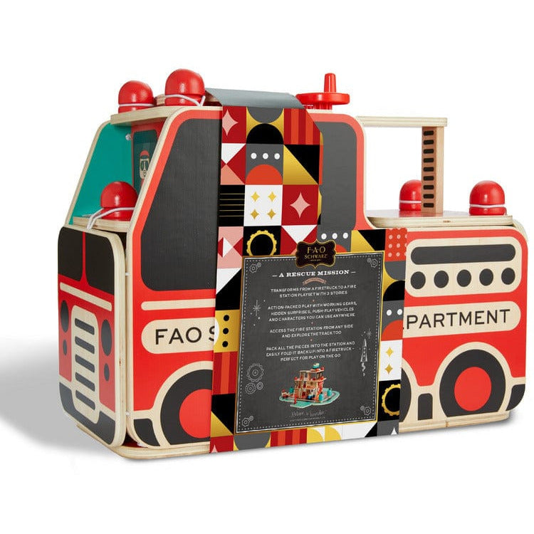 Rescue Responders Wooden Fire Station Playset - Image 6