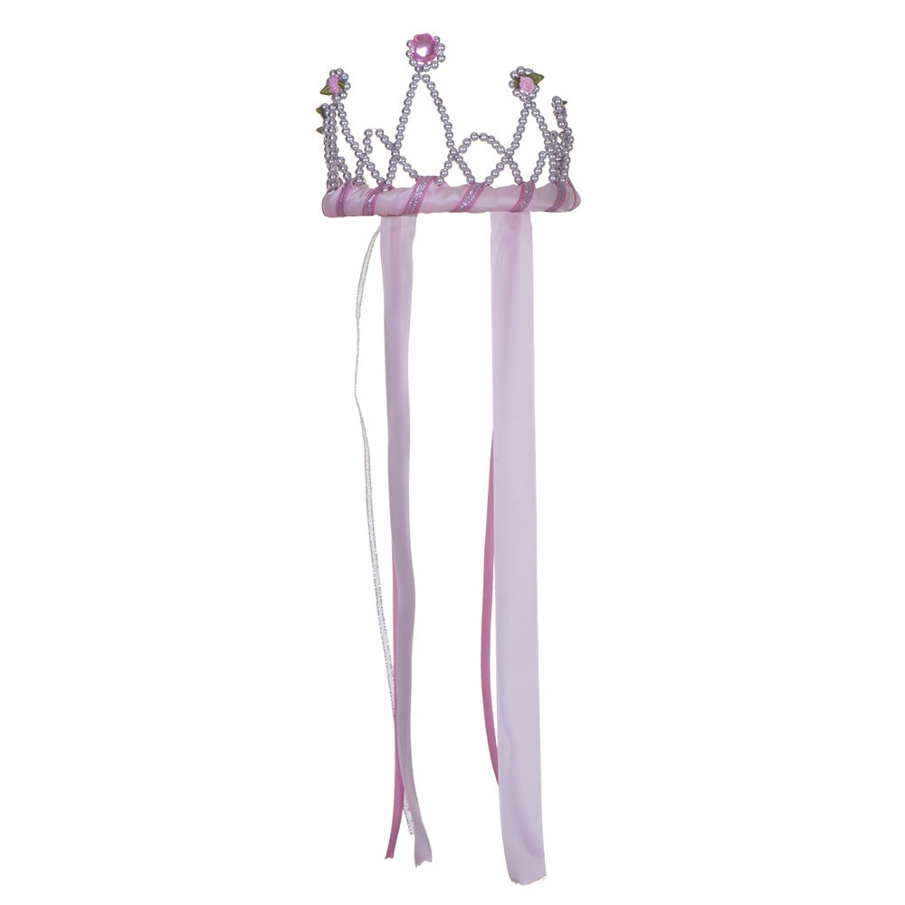 Ribbon Tiara - Light Pink