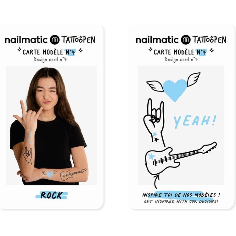 Rock 'N Roll Tattoo Pen Set for Kids - Image 7