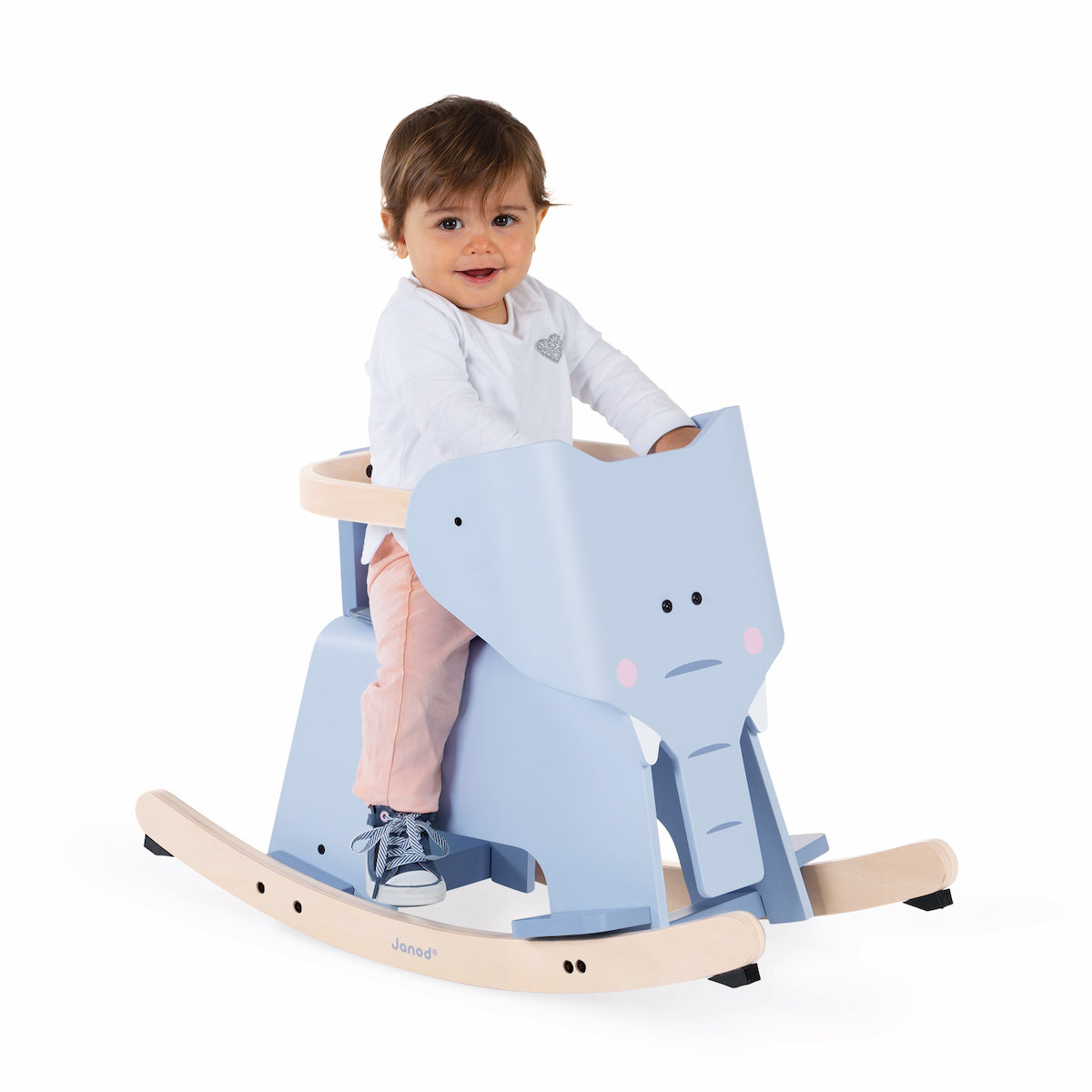 Rocking Elephant with Removable Support - Image 3