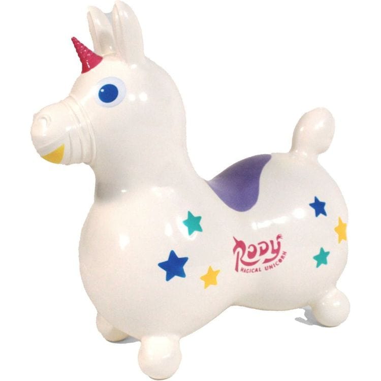 Rody Magical Unicorn Inflatable Bouncer Ride-on With Pump