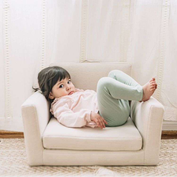 Alternative view of Rolling Along Square Interactive Chair - Neutral
