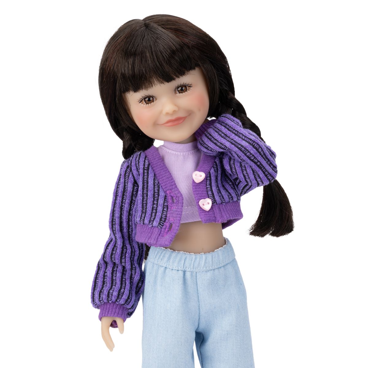 Alternative view of Ruby Red Siblies - Finley Doll