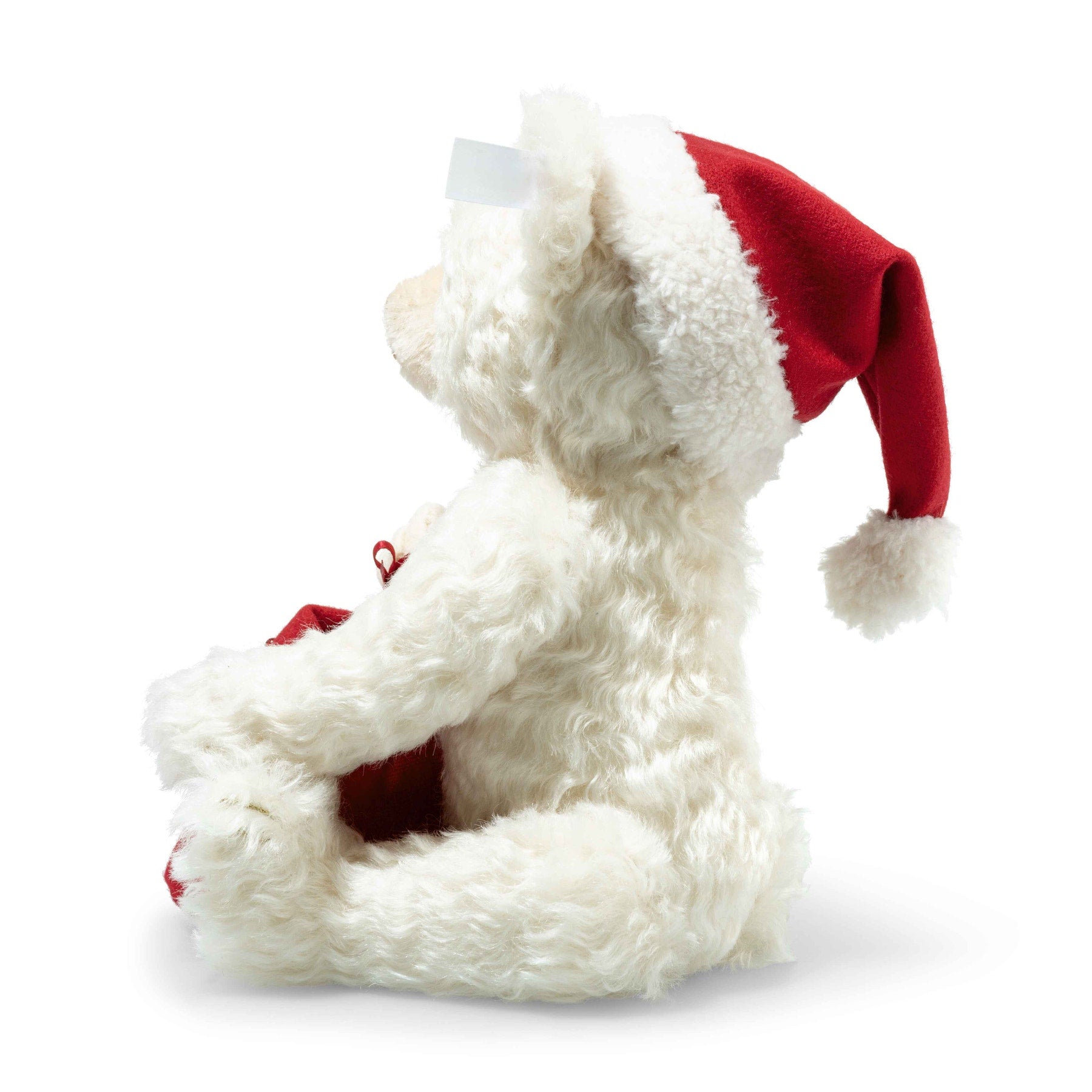 Santa Teddy Bear with Light-Up Gift Bag - Image 5