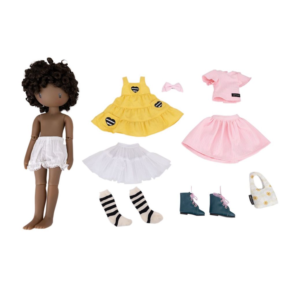 Santoro London's Gorjuss x Ruby Red Fashion Friends - Pocket Full Of Sunshine Doll - Image 4