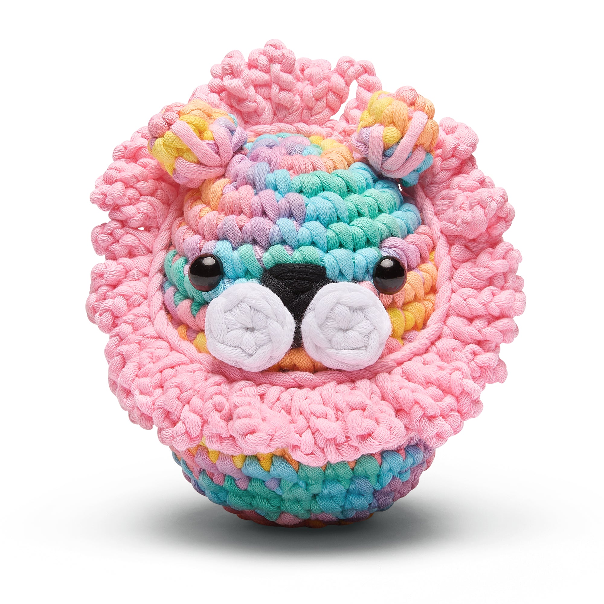 Alternative view of Sebastian the Lion – Pastel Learn to Crochet Kit