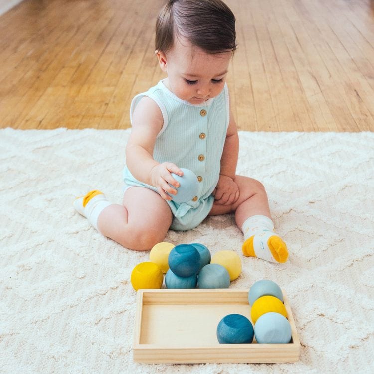 Alternative view of Simply Spheres Wooden Toy