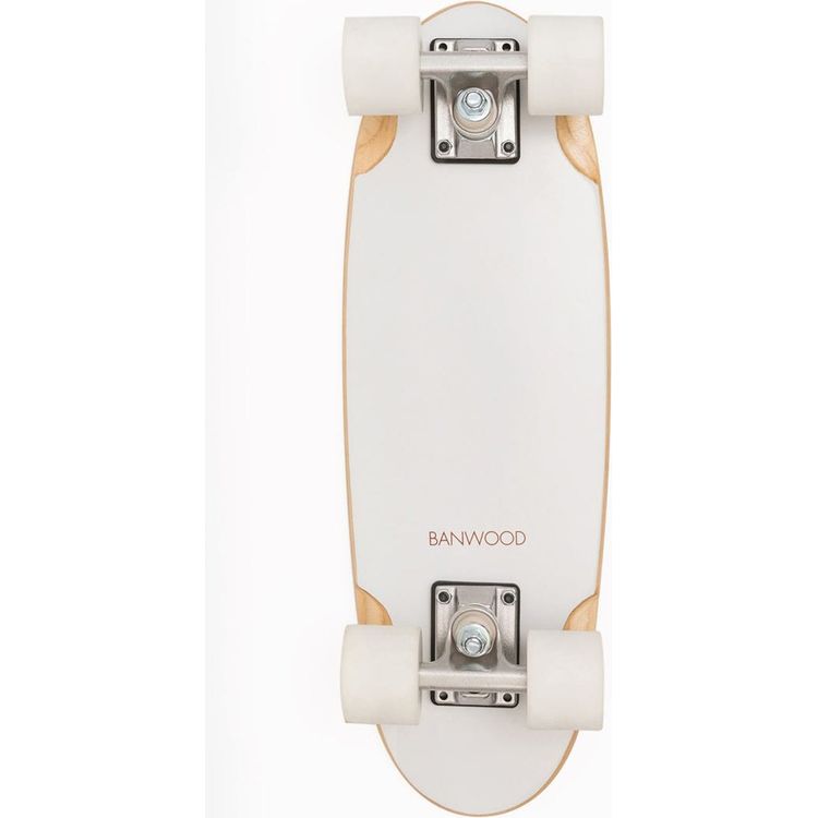 Alternative view of Skateboard - White