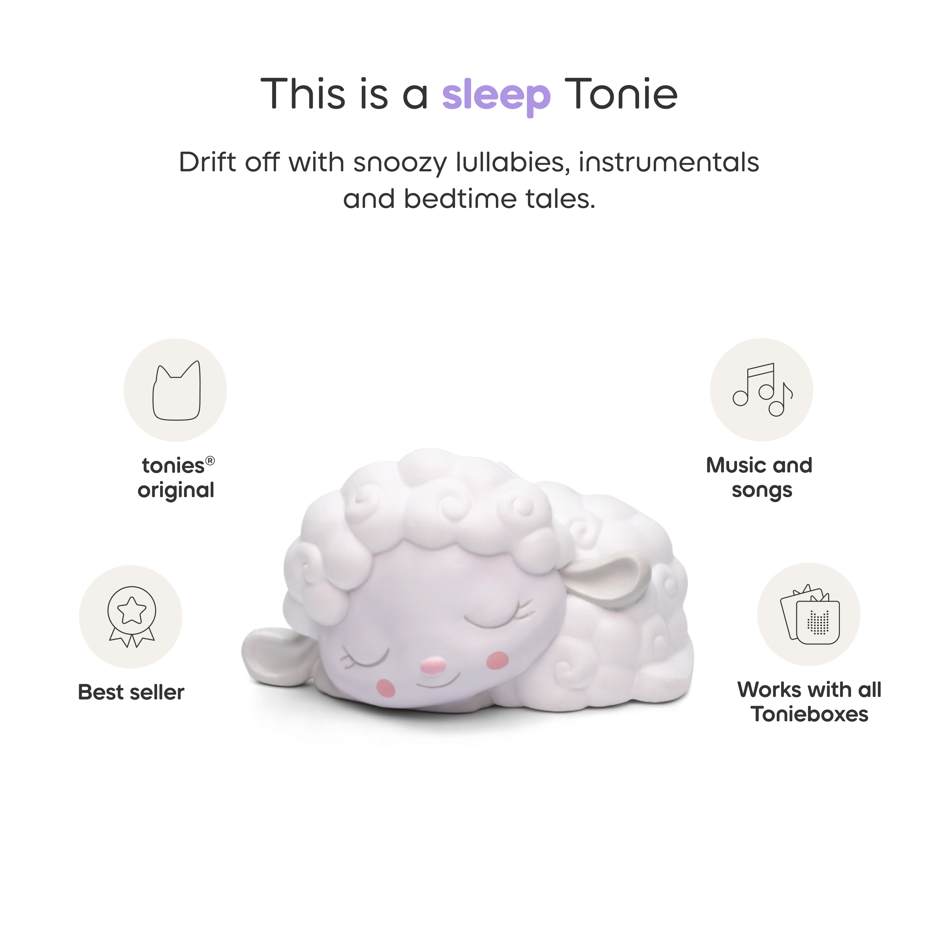 Sleepy Friends: Lullaby Melodies with Sleepy Sheep Tonie - Image 3